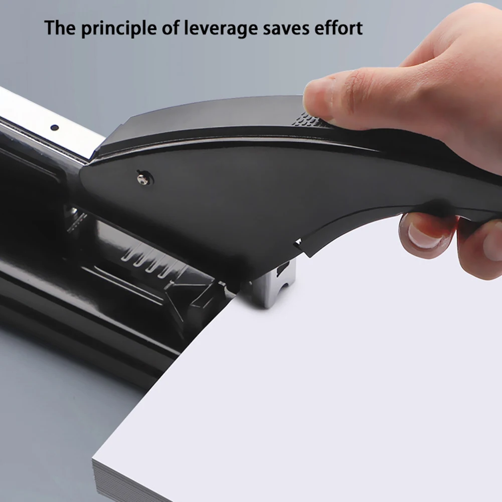 Force-Saving Heavy-Duty Stapler for Office School 100/210 Sheets Capacity Portable Large Manual Desk Stapler