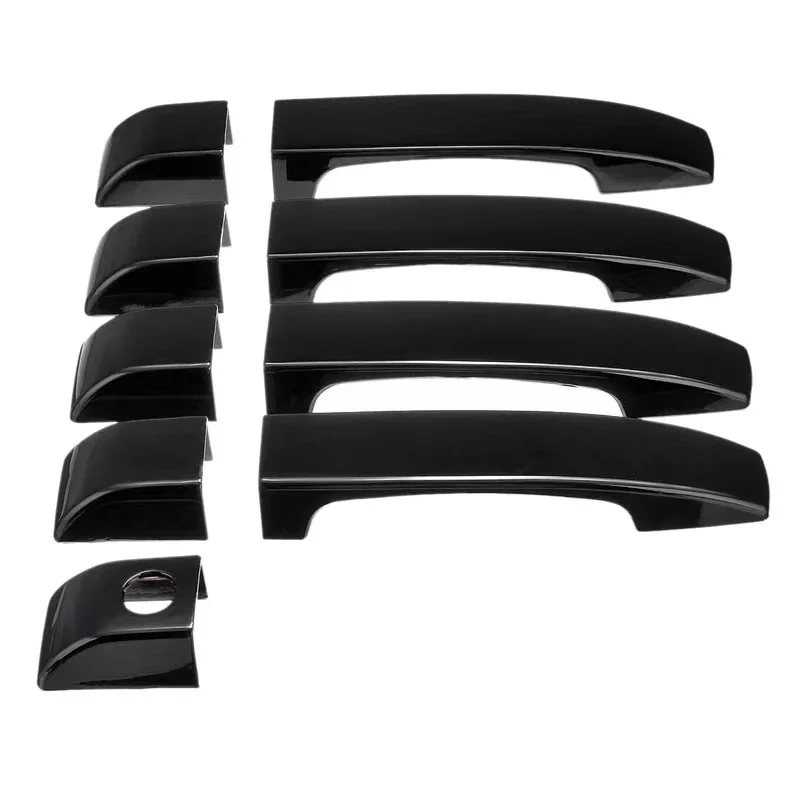 

For 02-12 Land Rover Range Rover L322 Door Handle Cover Gloss Black Exterior