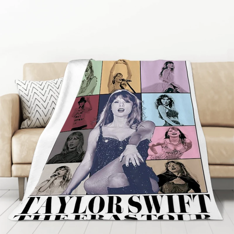 1pc Soft and Warm Fluffy Soft Blankets and Bedspreads T-Taylor SwiftS Nap Sofa Blankets for Bed Coverlet Spring Autumn Couch