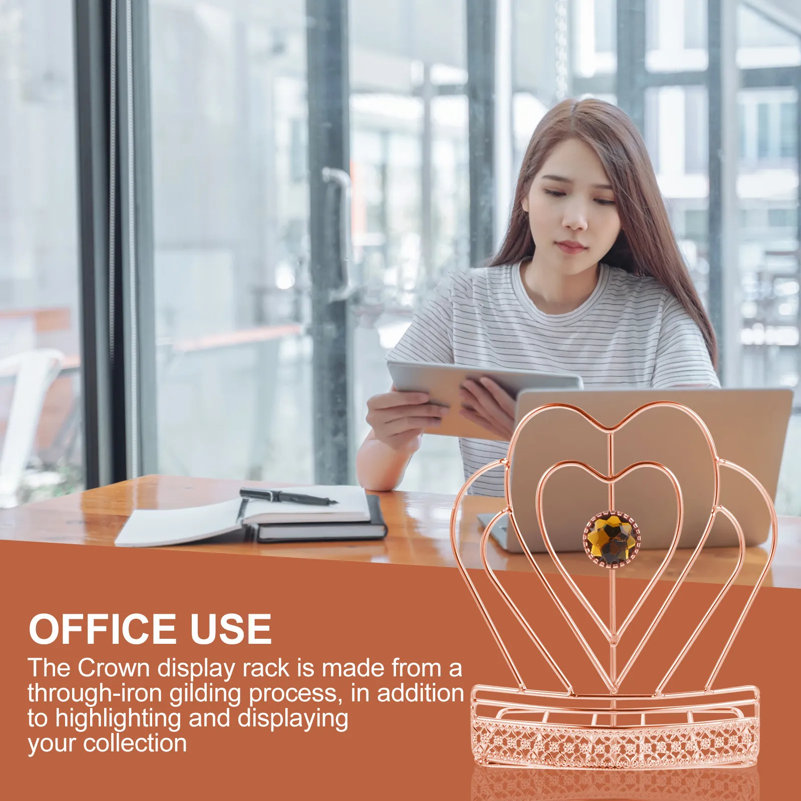 

Кованая подставка для книг из прочного железа, держатель для книг для домашнего офиса, настольная подставка для книг, подставка для студенческих книг, скандинавский настольный декор