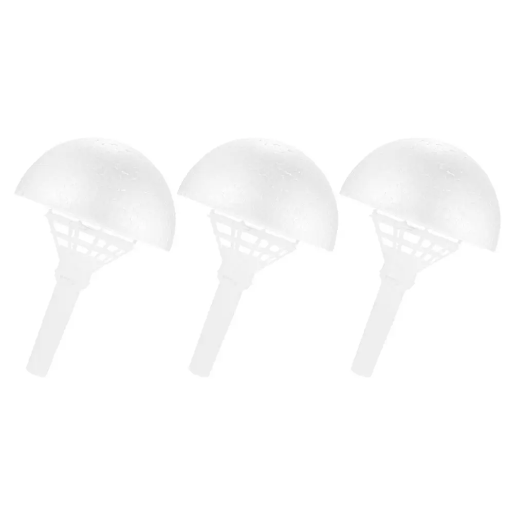 

3Sets Wedding Bouquet Foam Holders White Durable Bridal Bouquet Handle Holder for DIY Flower Craft Supplies Craft Supplies