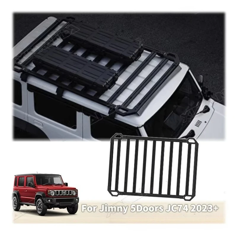 

Car Rack Jimny 5 Door Accessories JROAD BRAND Aluminum Alloy Car Flat Roof Rack for Jimny JC74 2023 2024+custom