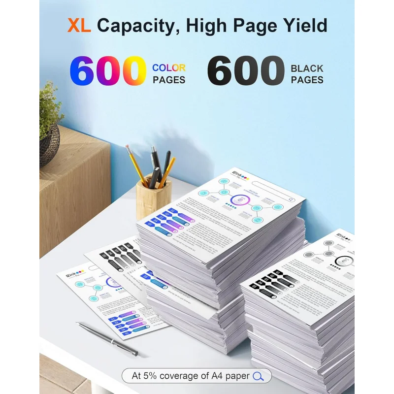 LC103 LC103XL Compatible Ink Cartridge Replacement Brother LC103 LC101 Ink Cartridges Compatible with MFC-J870DW MFC-J6920D