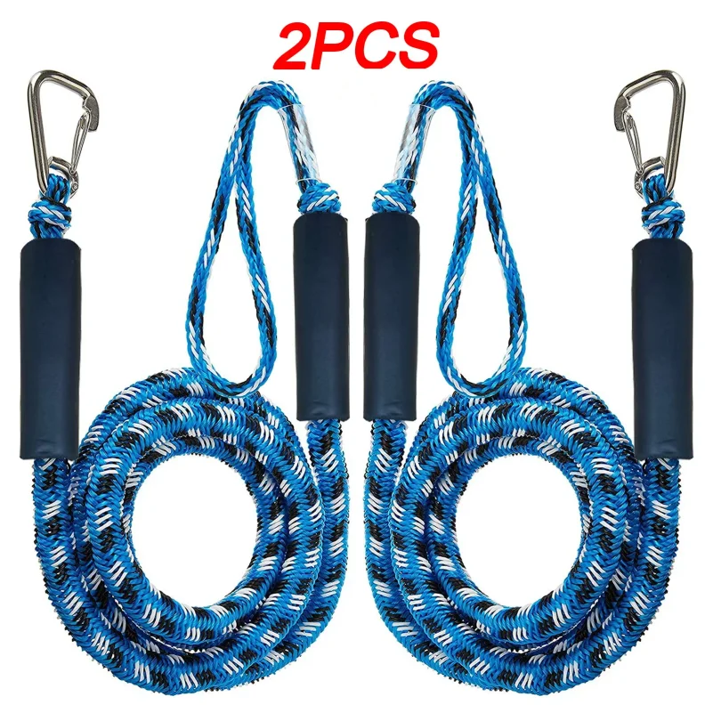 

2/1PCS Dock Lines Elastic Marine Rope Bungee Cords Shock Ties for Kayak Watercraft Jet Ski Pontoon Canoe Power Boat Accessories