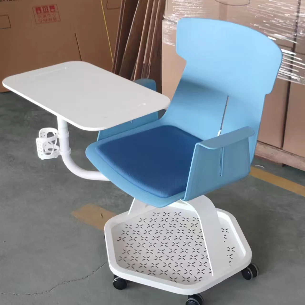 modern design 360 swivel moveable school furniture comfortable colorful chair for school