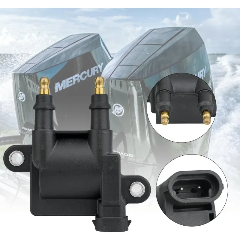 For 300-8M0044991 Outboard Engine Ignition Coil Replacement 8M0029482, 8M0044991 Fit for Mercury，Mercruiser，Mariner，Quicksilver