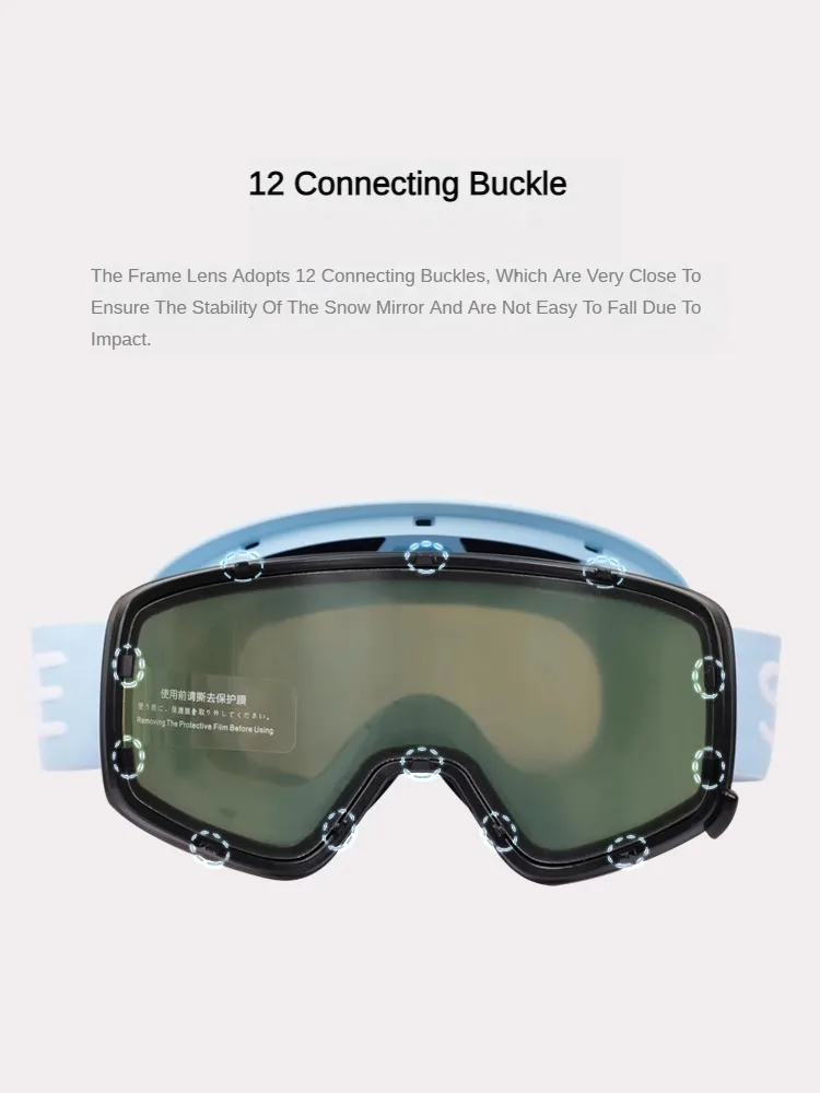 SKIFREE Ski Goggles Snow Glasses Men UV400 Anti-fog Coatings Snowmobile Snowboard Skiing Women Sunglasses Outdoor Winter Sport