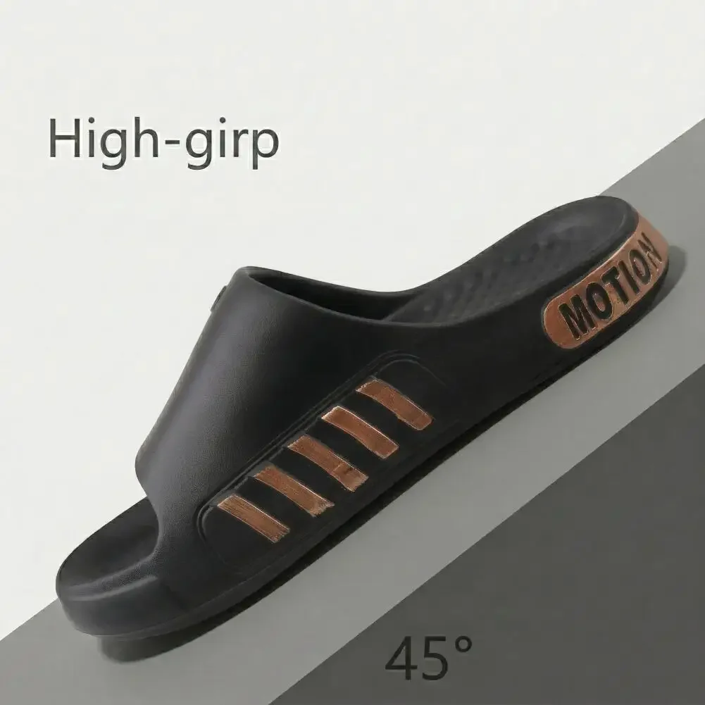 Men's Contrasting Color Thick Bottom EVA Slippers Are Non Slip and Comfortable for Professional Indoor and Outdoor Wear view 3
