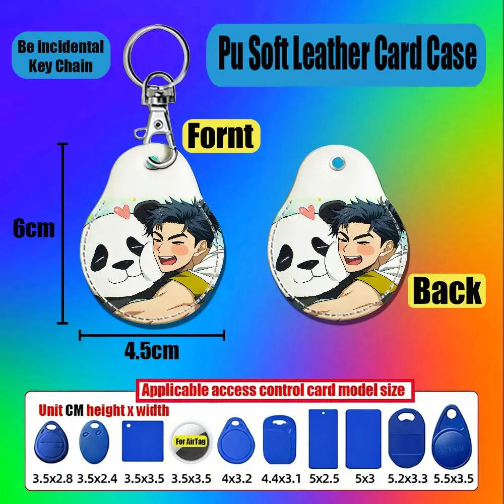 For Jetpack Cat Overwatch Dva Juno Wuyang For AirTag Case Card Holder Keychain ID Credit Bank Access Badge For Air Tag Case view 6