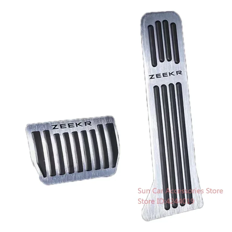 

Suitable for Zeekr 001 2021-2024 Aluminum Alloy Accelerator Pedal Brake Anti-skid Pedals Cover Car Interior Accessories