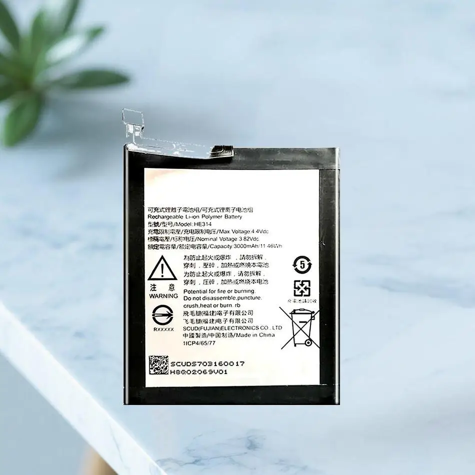 

HE314 3000Mah Long-Lasting Performance Mobile Phone Battery For Sharp Aquos Z2 A1 FS8002