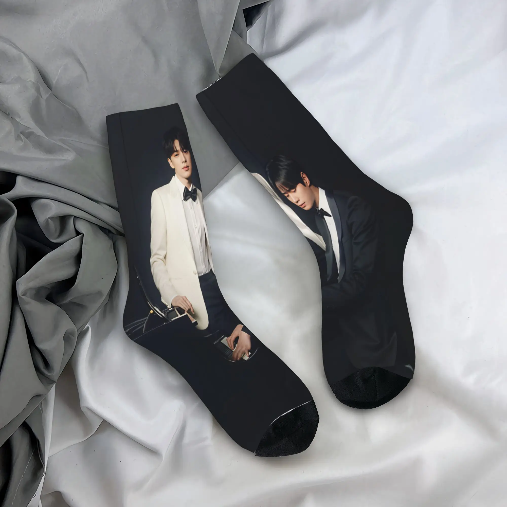 Kdrama Four Hands Two Sonatas Socks  Fashion Stockings Men High Quality Climbing Socks Spring Custom Anti Bacterial Socks