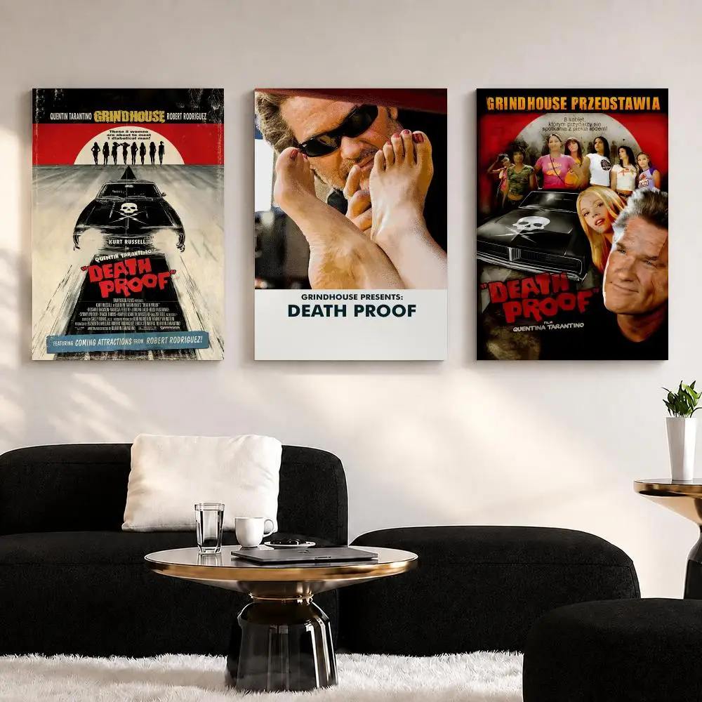 Classic Movie D-Death P-Proof Framed Wall Painting Ready to Hang Canvas Wall Art Poster for Bedroom Living Room Home Decor Gift