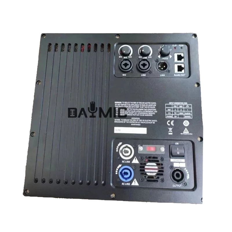 Professional 3 Ways 2*400w+1200w With DSP Effect Class D Active Amplifier Module Hifi for Speaker Full Frequency Bass Subwoofer
