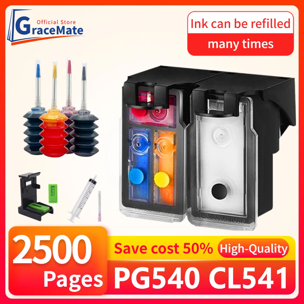 PG540 CL541 Ink Cartridge for canon printer pixma cartridge MG2250 MG3150 MG3250 MG4150 MG4250 MX374 MX475 MX515 MX525 MX535