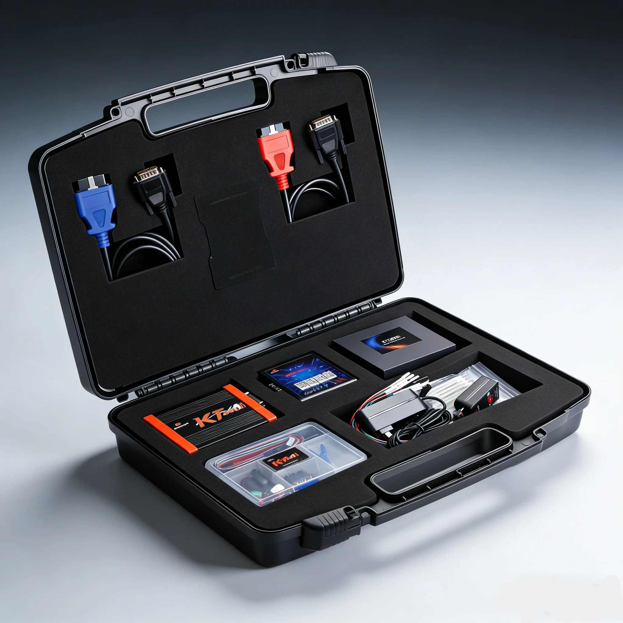 KT200II Universal ECU TCU Chip Tuning Programmer Tool Full Version with OBD BOOT BDM JTAG Protocol Vehicle Programming