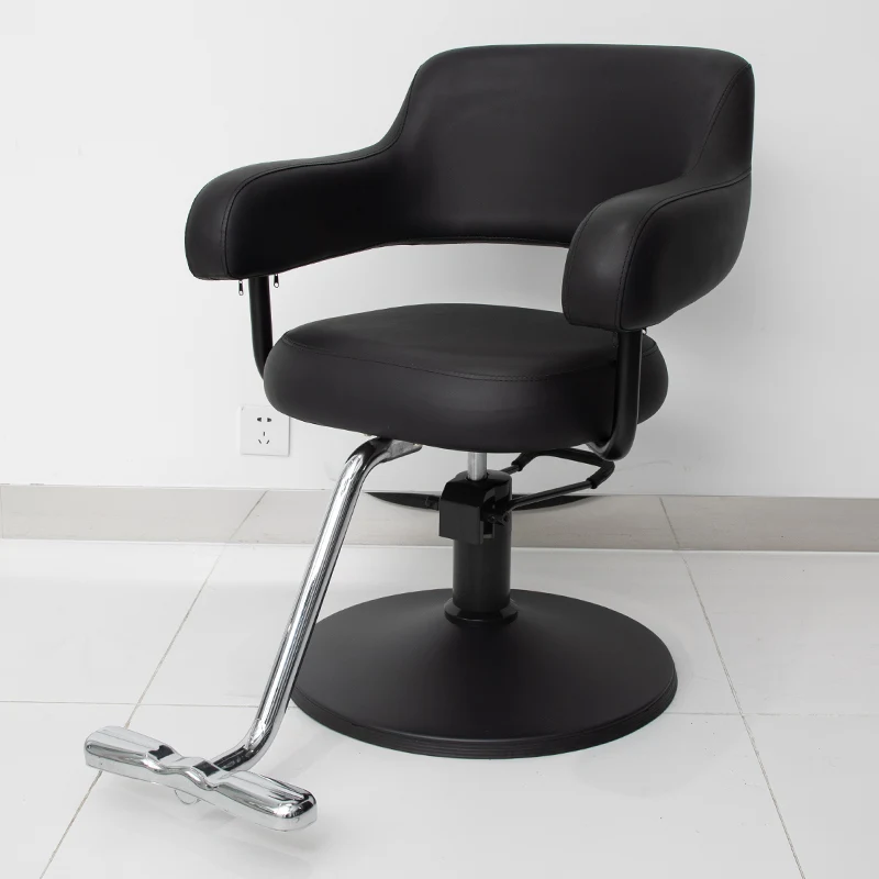 

Modern Fashionable Barber Chair Simple Aesthetic Luxury Comfy Hair Salon Chair Trendy Glamour Cadeira De Cabeleireiro Furniture