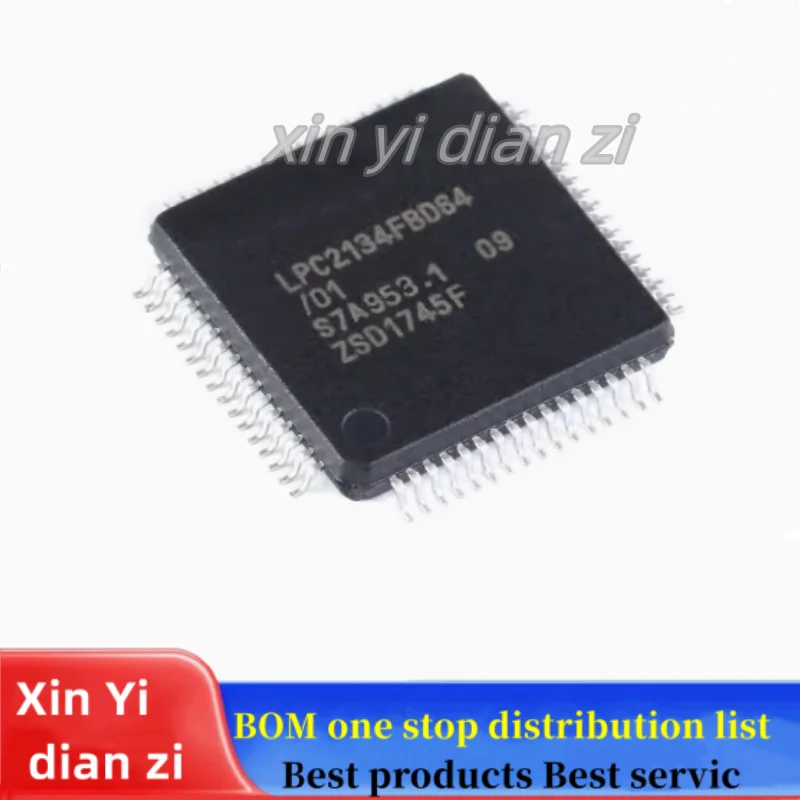 1pcs/lot LPC2132FBD64 LPC2132 QFP microcontroller ic chips in stock
