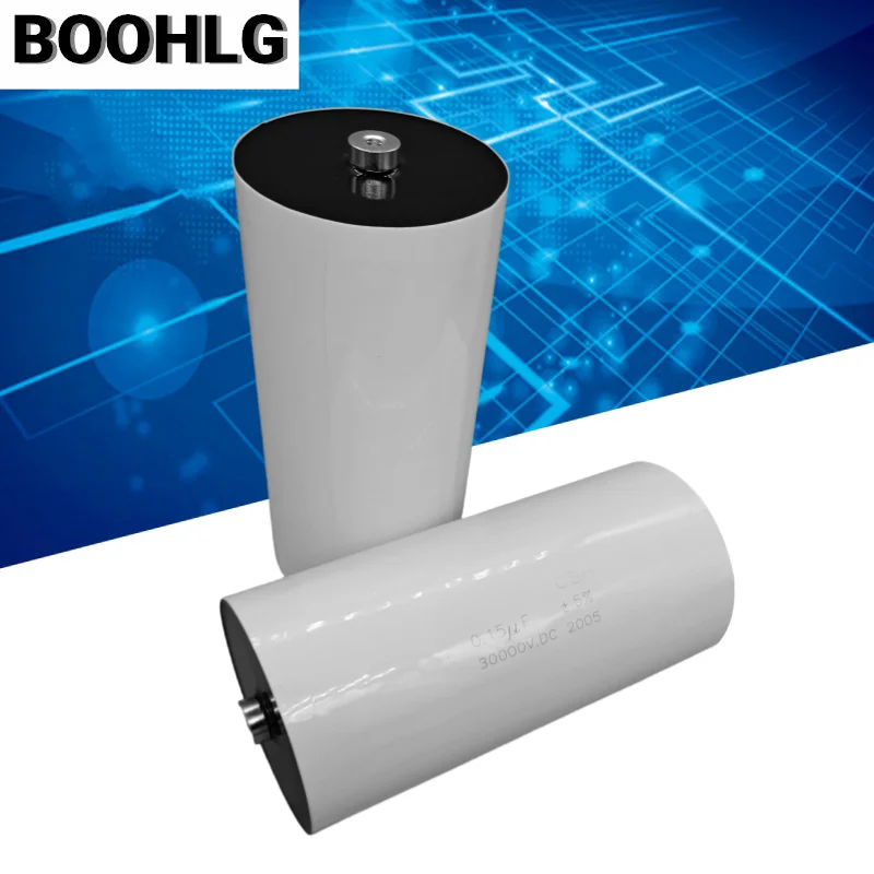 

1PCS high voltage pulse energy storage capacitor inductive 30000V 30KV 0.15UF 150NF 78X160MM