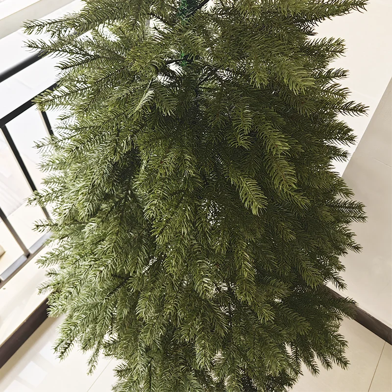 Albero di Natale artificiale Crittografia PE di lusso Grande albero di Natale verde Pini Decorazione premium per feste domestiche Ornamenti di