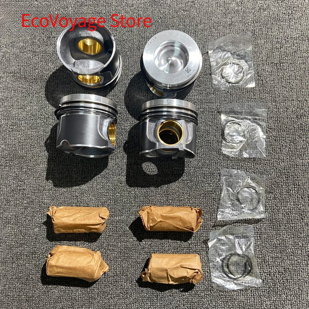 Untuk Mesin Jaguar Land Rover Piston dengan Ring 4 Buah 2.0L I4 Diesel AJ20D 204DTA Tenaga Tinggi 245 hp/500 Nm