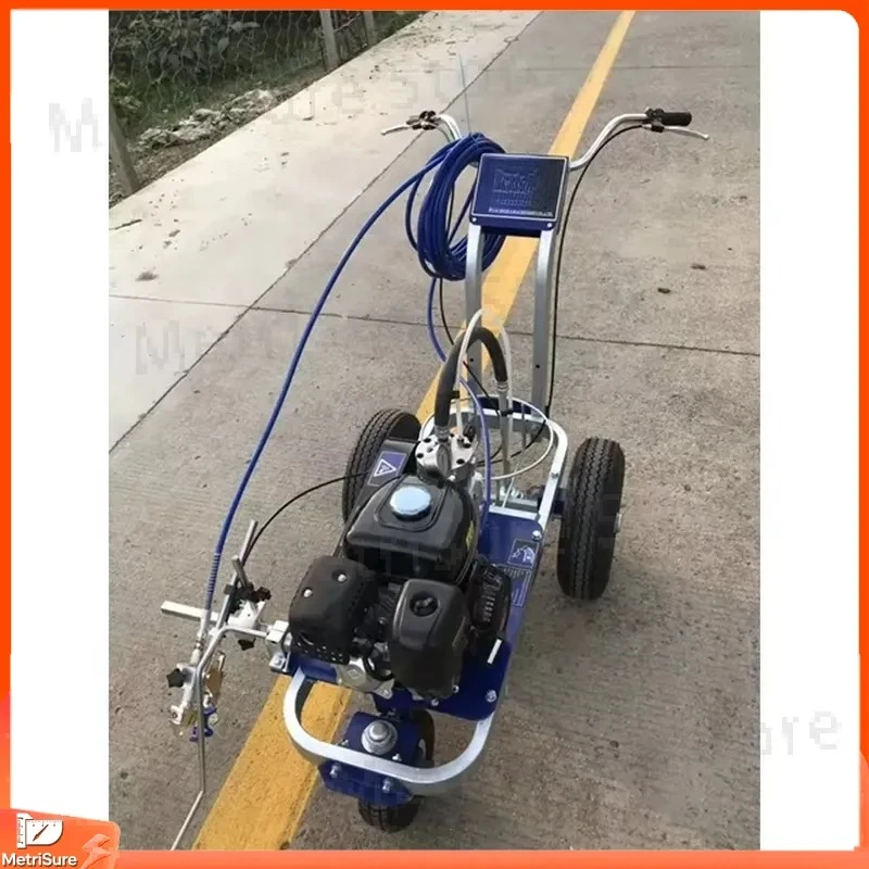 Hand-Pushed Cold Spray Line Marking Road Striping Equipment for Pavement Roadway Airport Runway Highway Construction