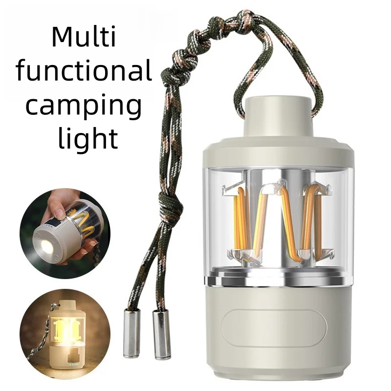 

COB Camping Light Led Lighting Tent Light Multifunctional Outdoor Camping Atmosphere Lamp Handheld Hanging Lamp Flashlight