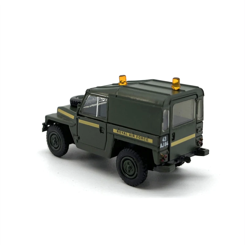 1:76 Scale Diecast Alloy Land Rover Light Military Off Road Vehicle Model Classic Nostalgia Adult Collection Toys Souvenir Gifts