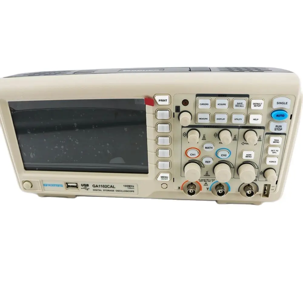 GA1102CAL Digital Storage Oscilloscope 2-Channel 100MHz Bandwidth  500MSa/s Sampling Rate for Dual Channel