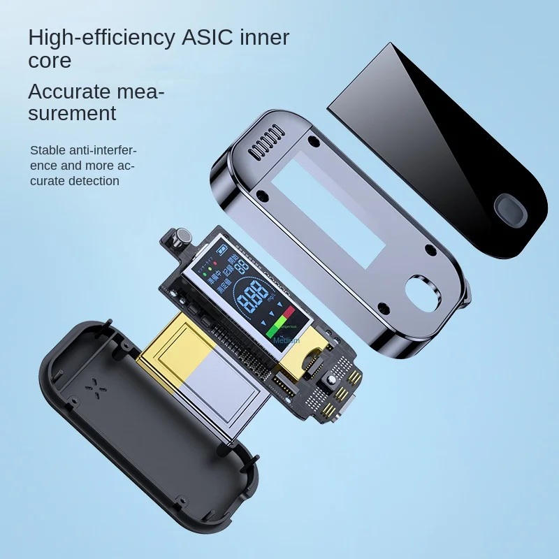 Alcohol Tester with Digital Display | Breathalyzer for Drunk Driving | Portable Measuring Instrument