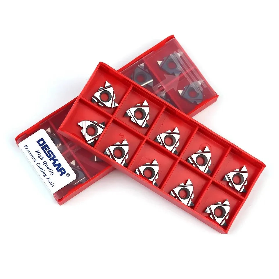 DESKAR 16ER/IR Series Threading Blade 16ER/IR A55/G55/G60/A60/AG55/AG60/11BSPT/14NPT K15 Numerical Control Lathe Aluminum Insert