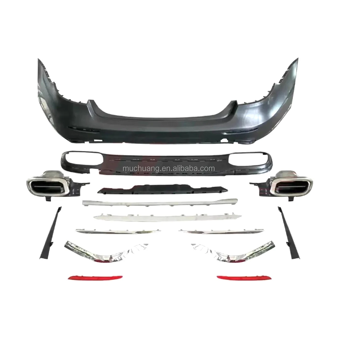 for Body modification upgrade kit front rear bumper for 2015 Mercedes Benz E-Class E260L W212 upgrade Maybach W223