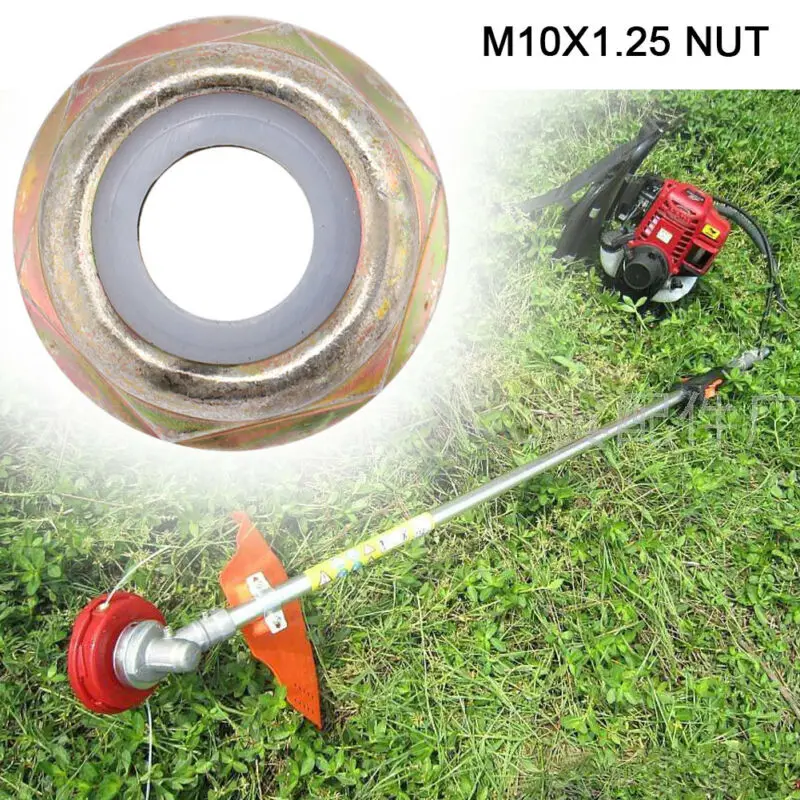 10PCS M10x1 25 Left Hand Thread Reverse Nuts for Brush Rod Gearbox Applications Suitable Threaded Mechanical Fasteners