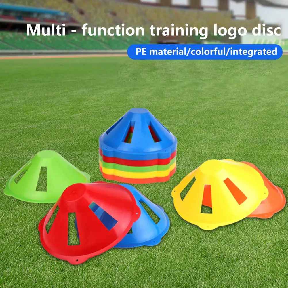 Soccer Training Sign Dish Hollow Anti-cracking Pressure Resistant Cones Markers Discs Markers Bucket Soccer Equipment