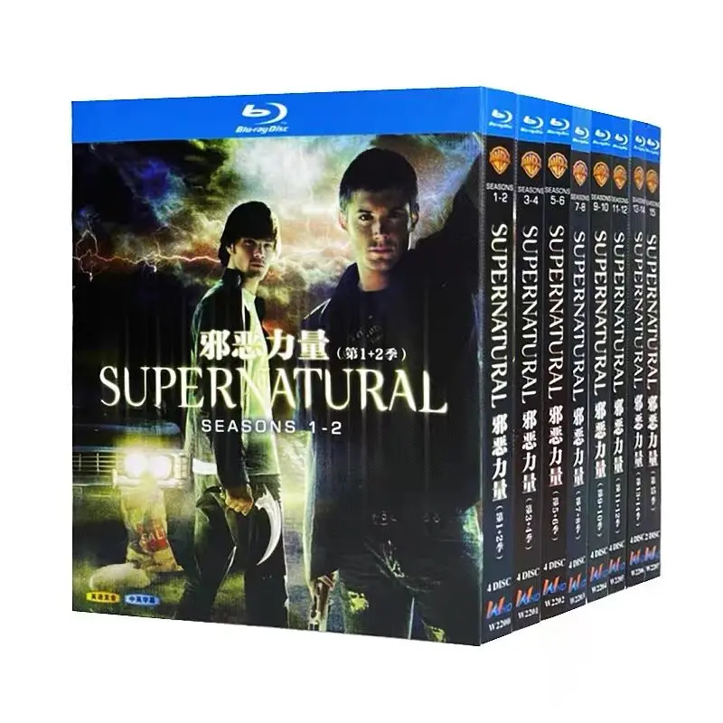 Supernatural Seasons 1–15 Blu-ray High Definition TV Series Box Set