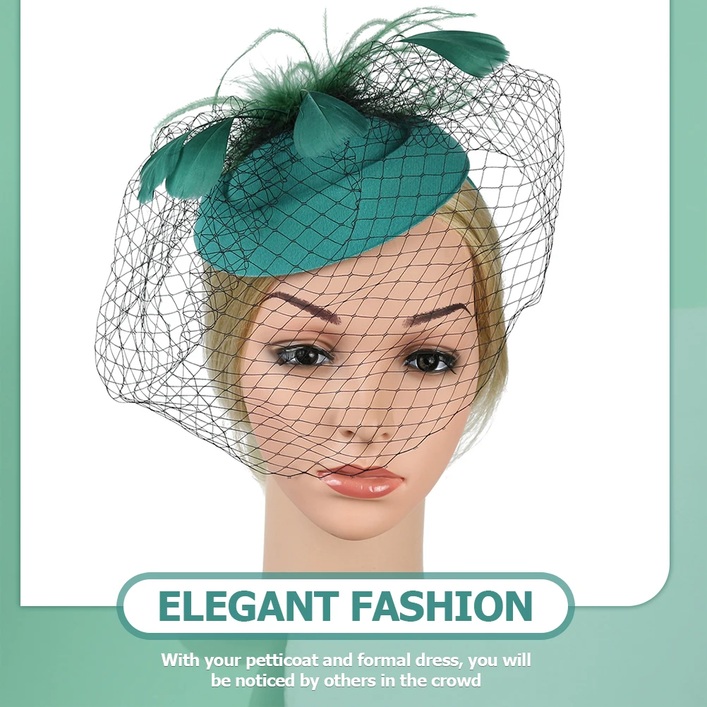 

Mesh Headband Fascinator Hat For Women Tea Party Prom Banquet Ceremony Wear Dressy Hair Accessory