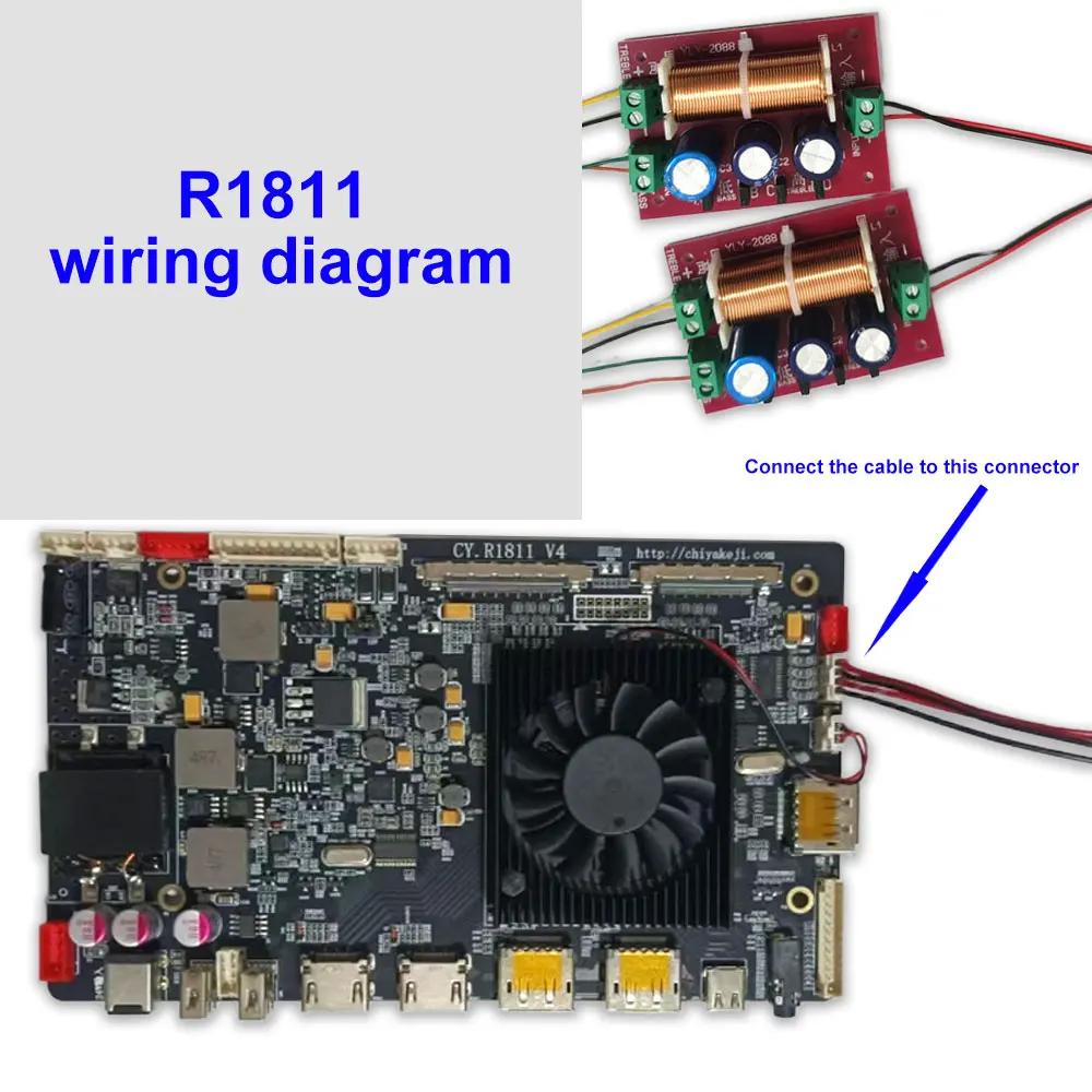 High Quaility Treble Bass Speaker Crossover Divider Speakers Board For imac 27 Inches A2115 A1419 R1811 R9A18 SA1 FA1