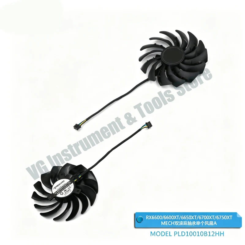 Geeignet für MSI RX6600 6600XT 6650XT 6700XT 6750XT MECH Grafikkarten-Kühlkörper Lüfter – Detail 5