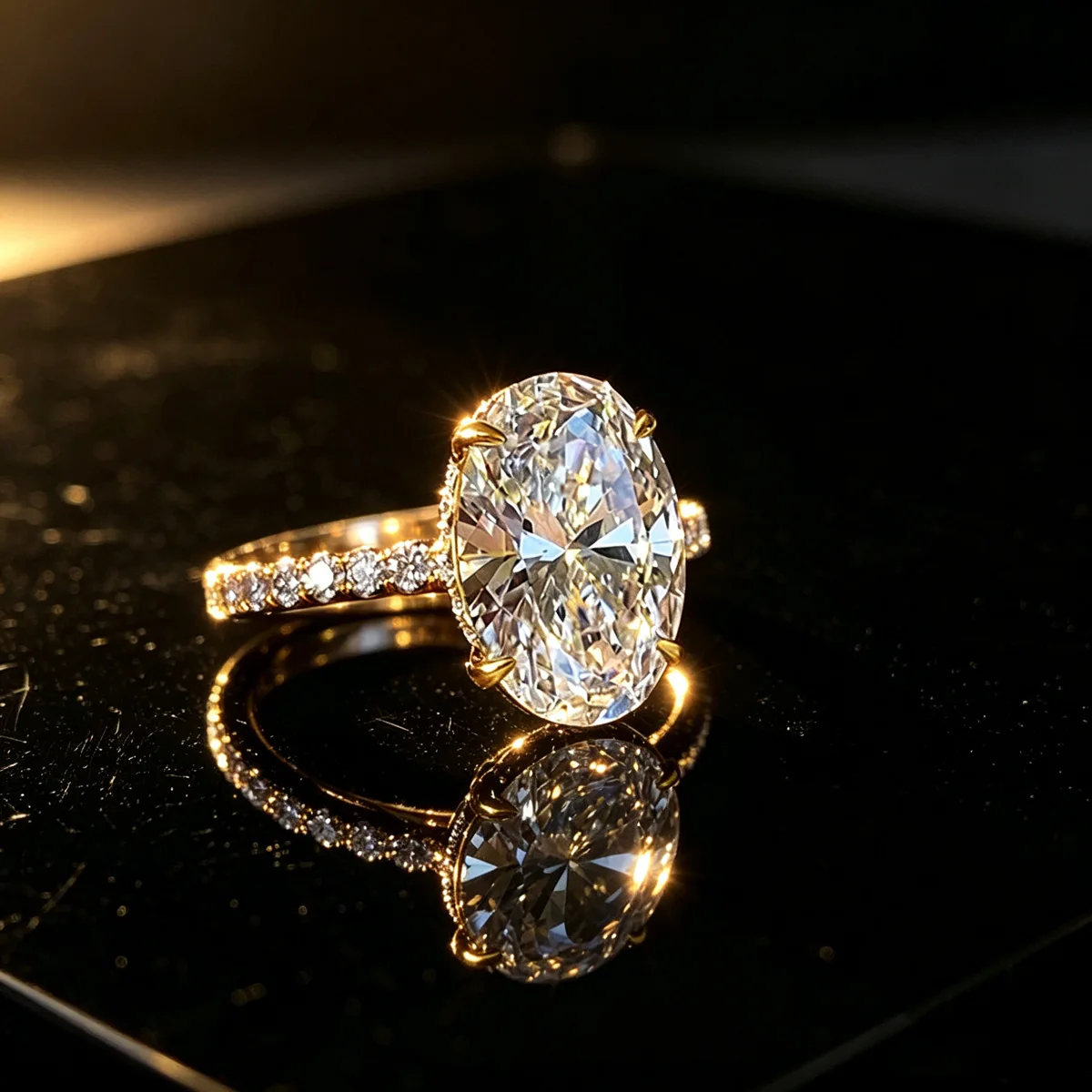 Cross-border explosion Amazon European and American light luxury style niche copper inlaid with diamonds zircon ring closed TK