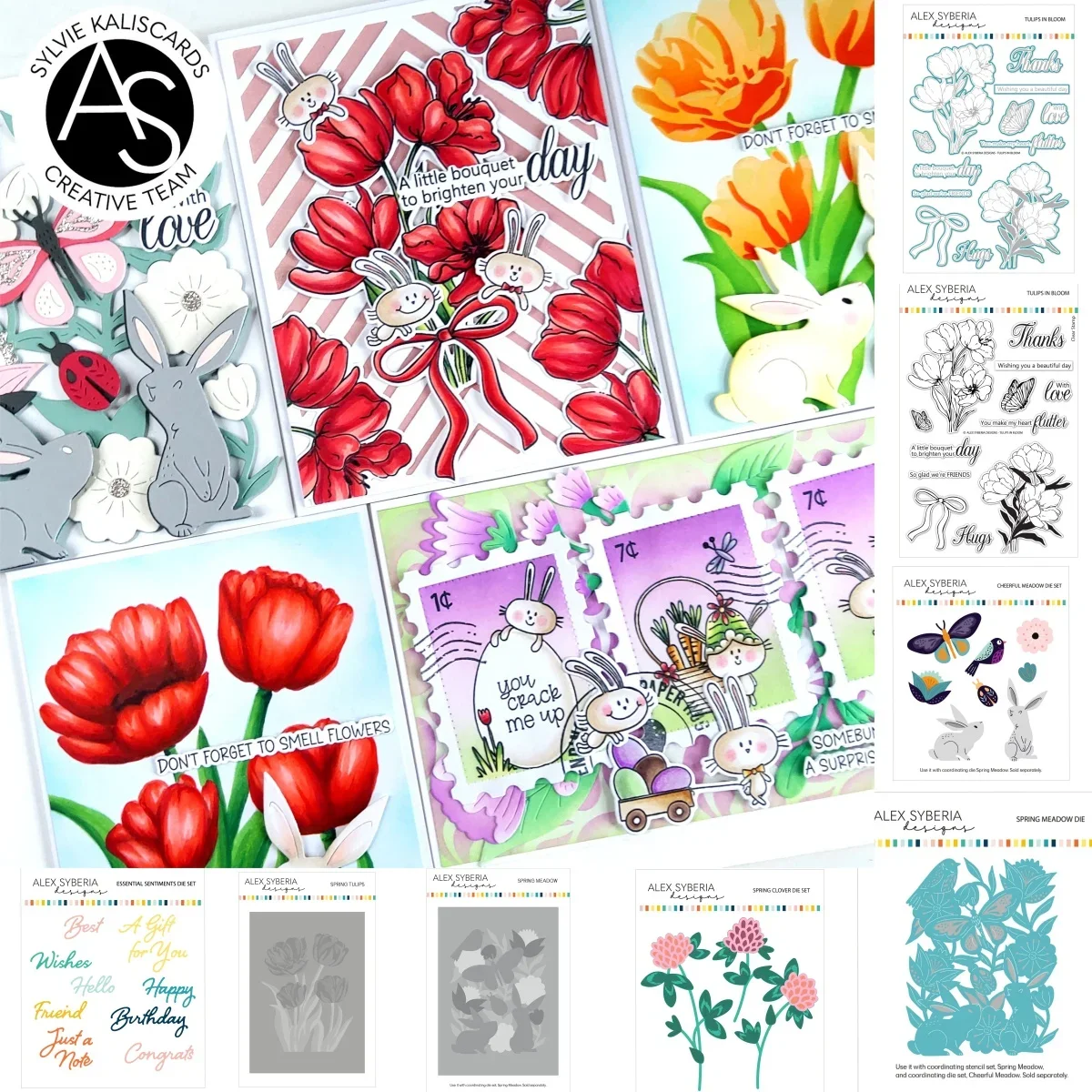 

Tulips Bloom Spring Metal Cutting Dies Clear Stamps Stencil for DIY Greeting Card Making Scrapbooking Craft Paper Decoration New