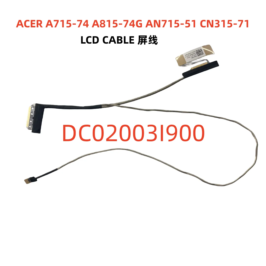 

LCD LVDS Video Cable DC02003I900 30Pin Replacement for Acer Aspire A715-74G A815-74G Nitro AN715-51 ConceptD CN315-71
