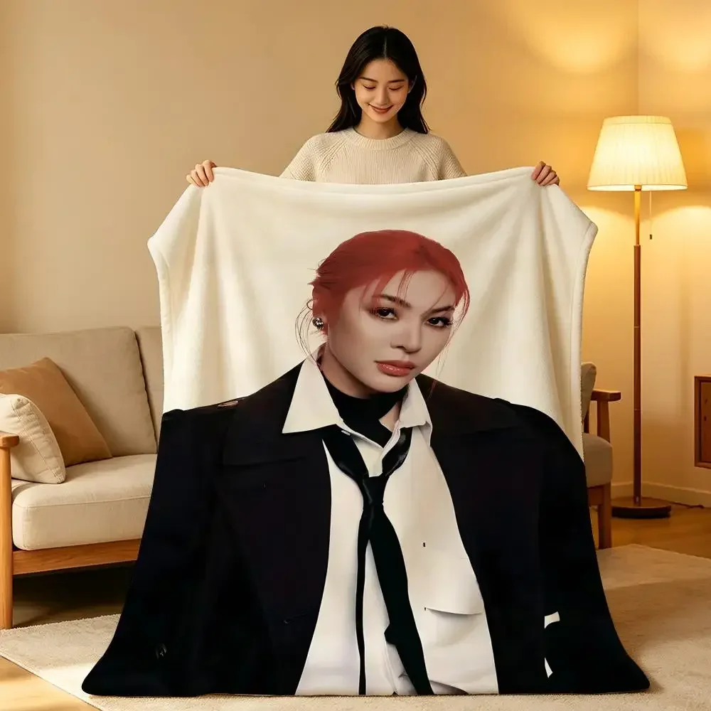 Celebrity F-Faye P-Peraya M-Malisorn Throw hot High-Density Short Plush Blanket Soft Skin-Friendly for Sofa Nap Air-Conditioned