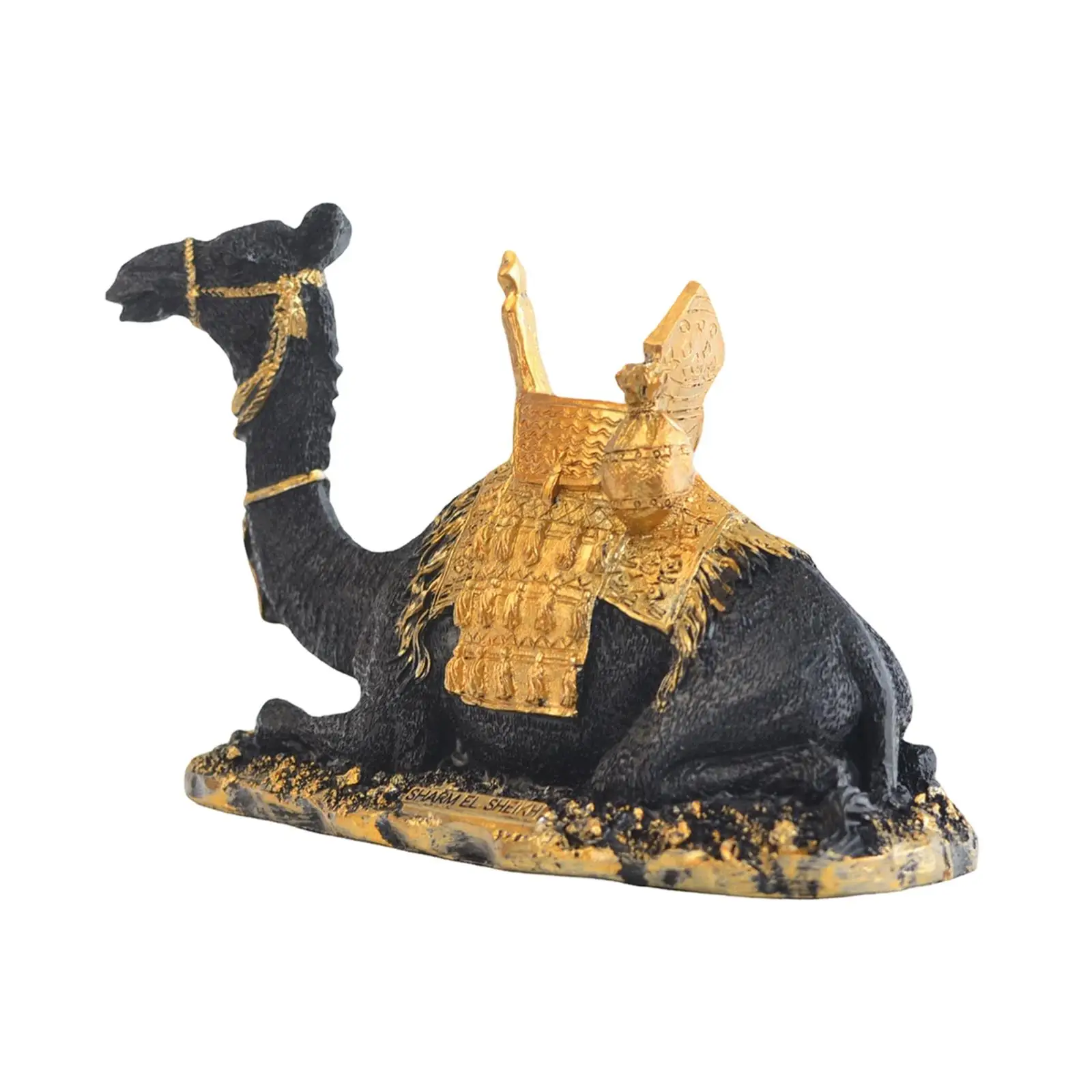Estatua decorativa de camello en resina - Figura egipcia para mesa - imagen 2
