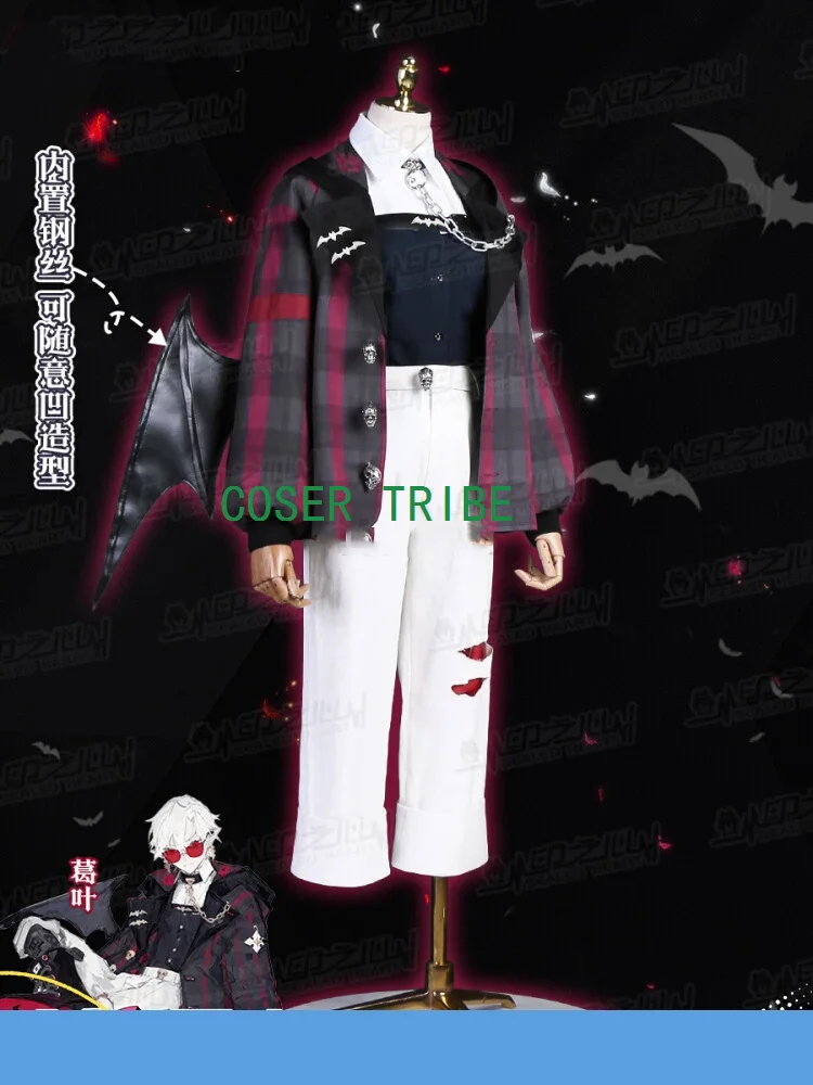 COSER TRIBE Vtuber Nijisanji Kuzuha Game Suit The 6th Anniversary New Clothes Cosplay Costume Halloween Party Role Play Outfit