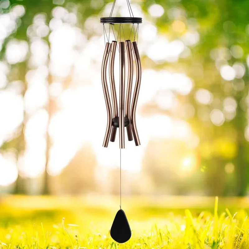 33-Inch aluminum wind chimes with custom logo unique commemorative outdoor garden metal jewelry wholesale custom wind chimes