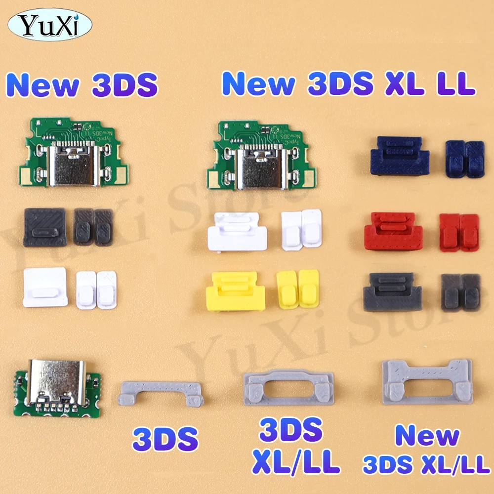 

Type-C Charging Port Socket For 3DS New 3DS XL LL USB C Charge Tail Plug Interface Connector DIY Type C Female Charging Dock
