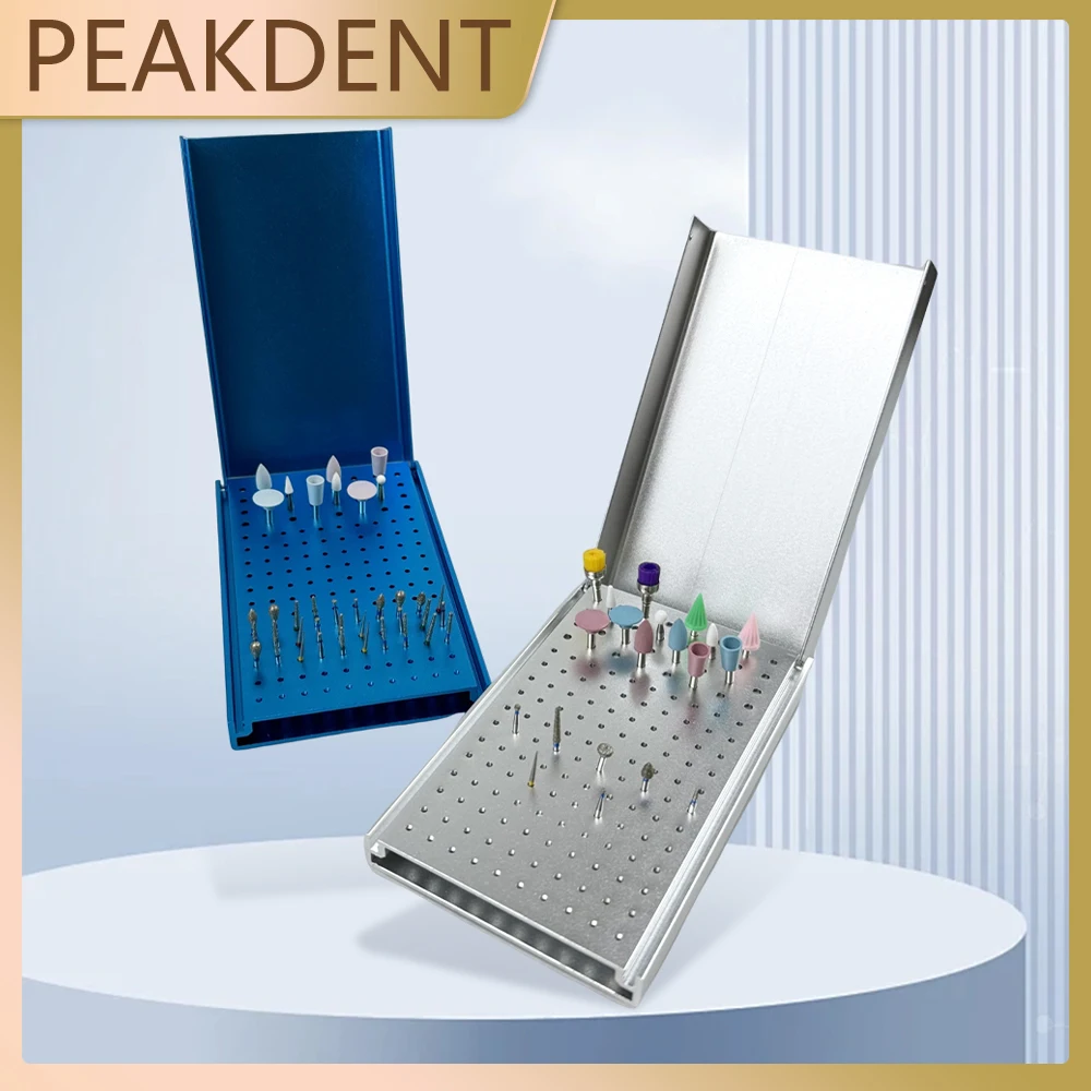 

152 Points Bur Holder Dental Disinfection Case Cleaning Stand Autoclave Sterilizer For High/Low Speed Dental Burs