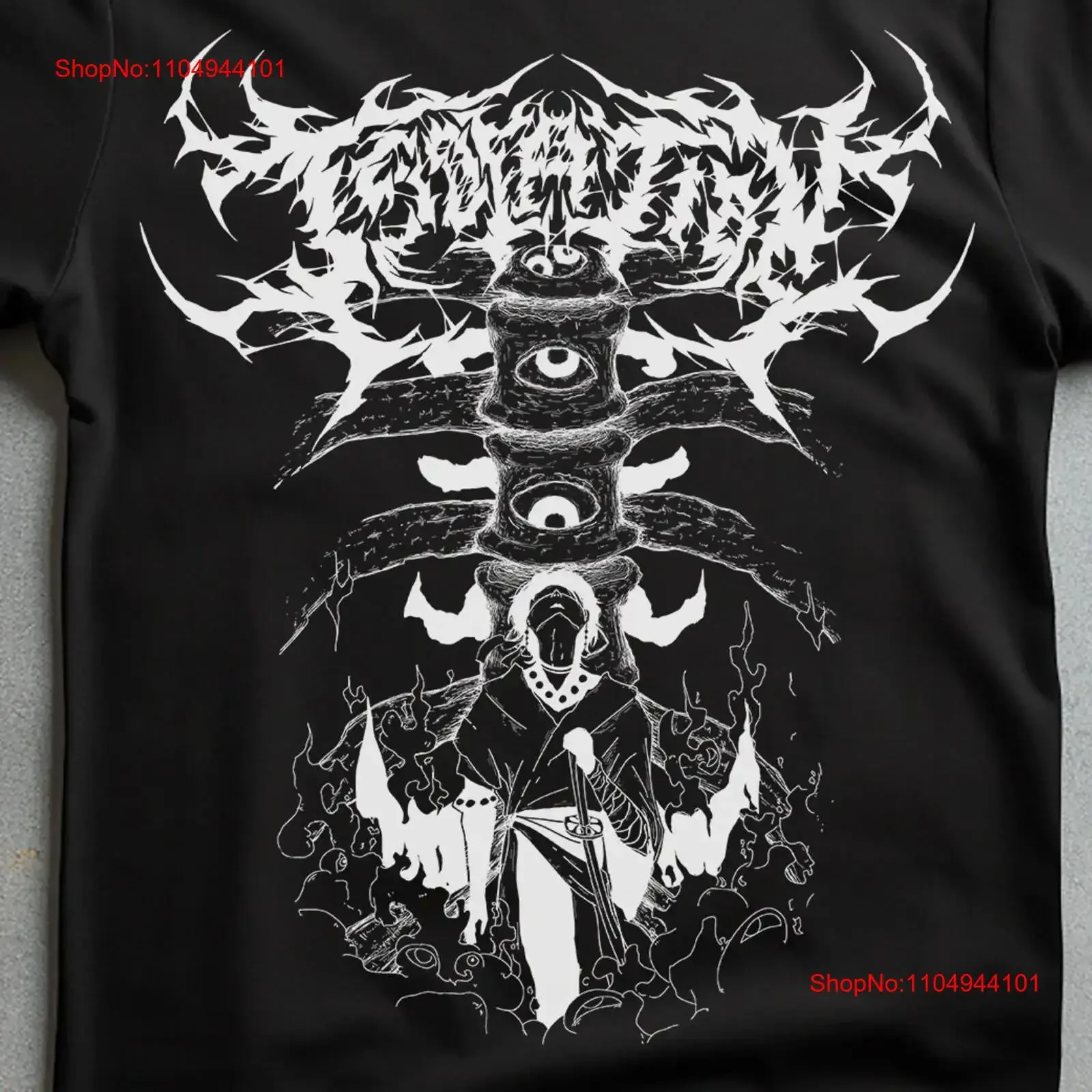 تي شيرت الهالوين القوطي Trad Goth Edgy الجرونج ملابس Alt Punk Mall ملابس الشارع الشهير ملابس مصممة عتيقة مغسولة أوم #1