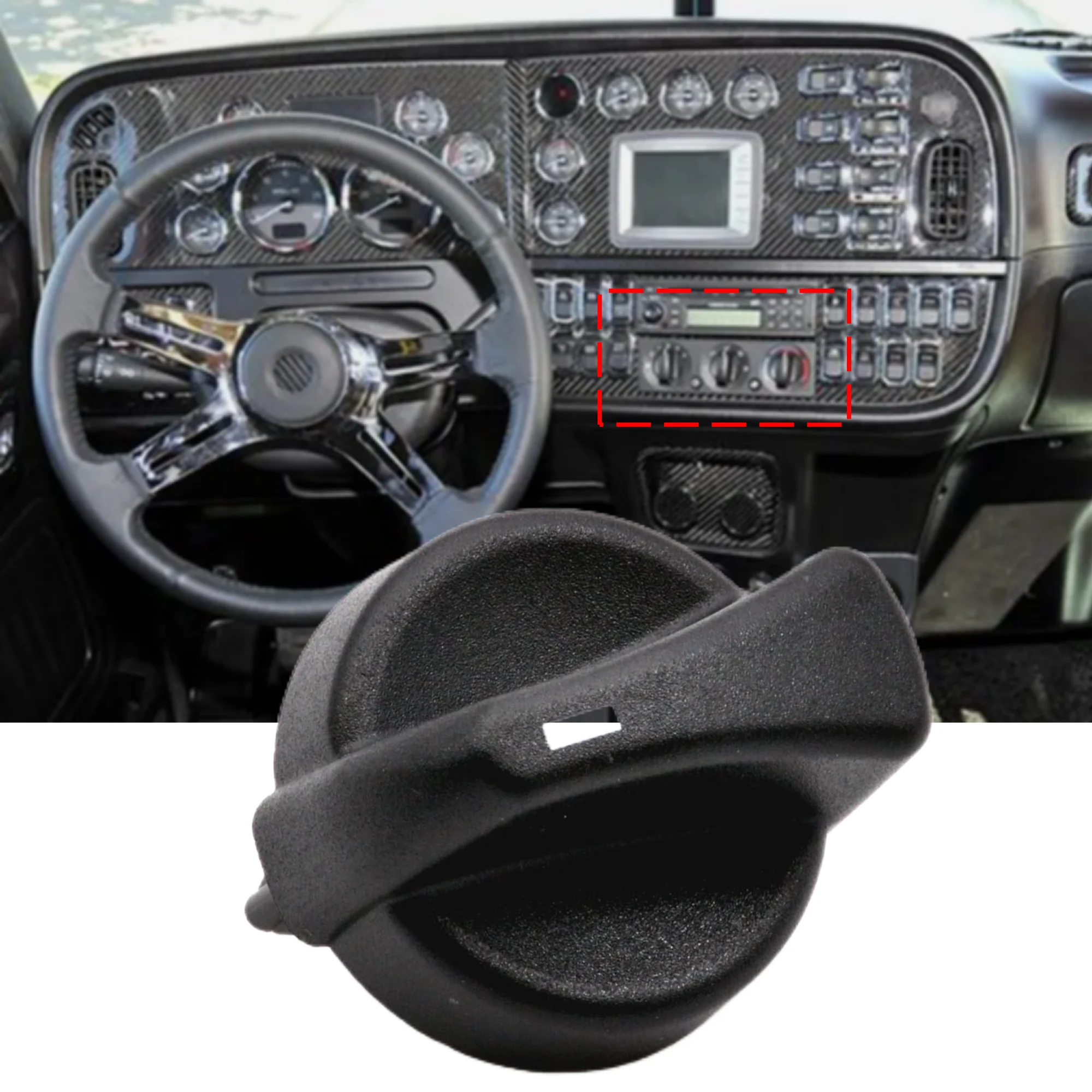 Car Heater Control HVAC Knob 121-0001-000  For Peterbilt models 1987-2011 Air Conditioner Heat Fan Climate Control Switch