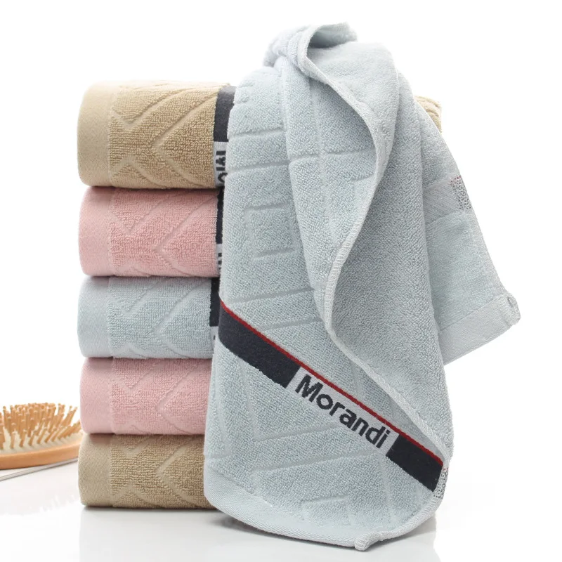 Solid Colored Extended Shower and Cooling Towel 90 * 40 Cotton Thick Sports Towel with Good Water Absorption and Durability